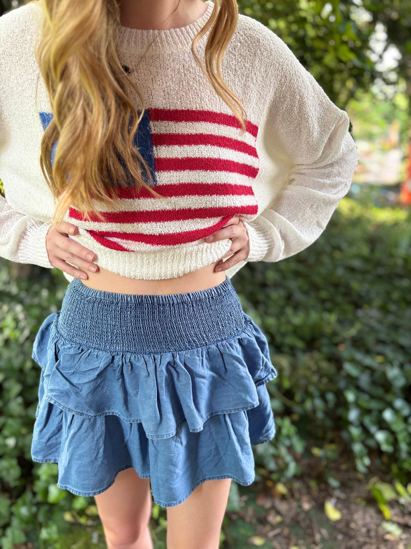 The Bluebell Ruffle Skirt