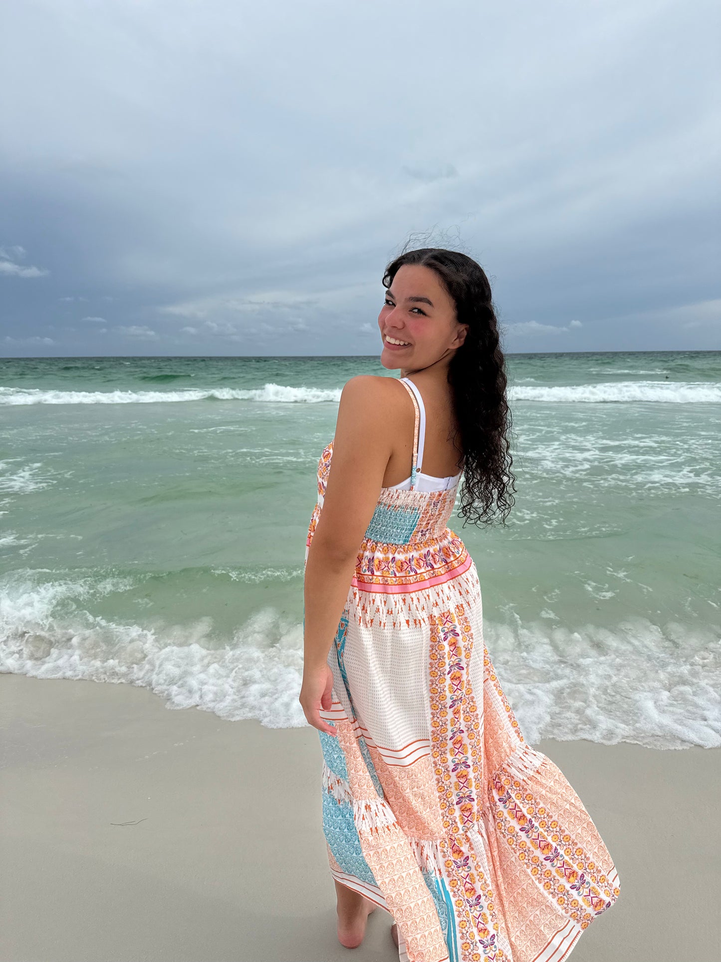 Sun-kissed Shores Maxi Dress