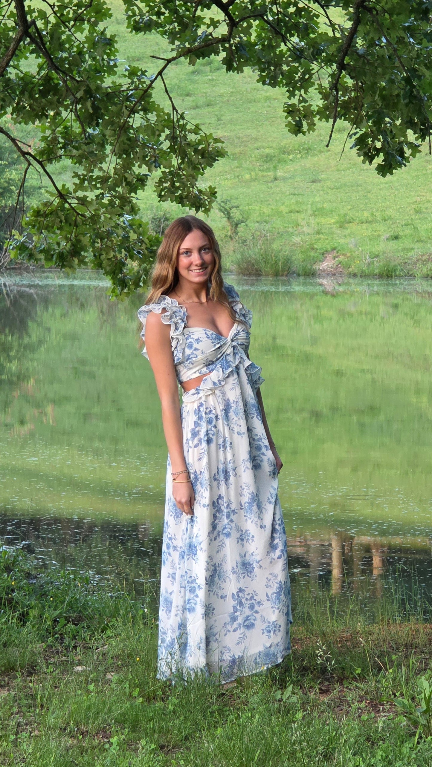 The Blue Skies Cutout Maxi