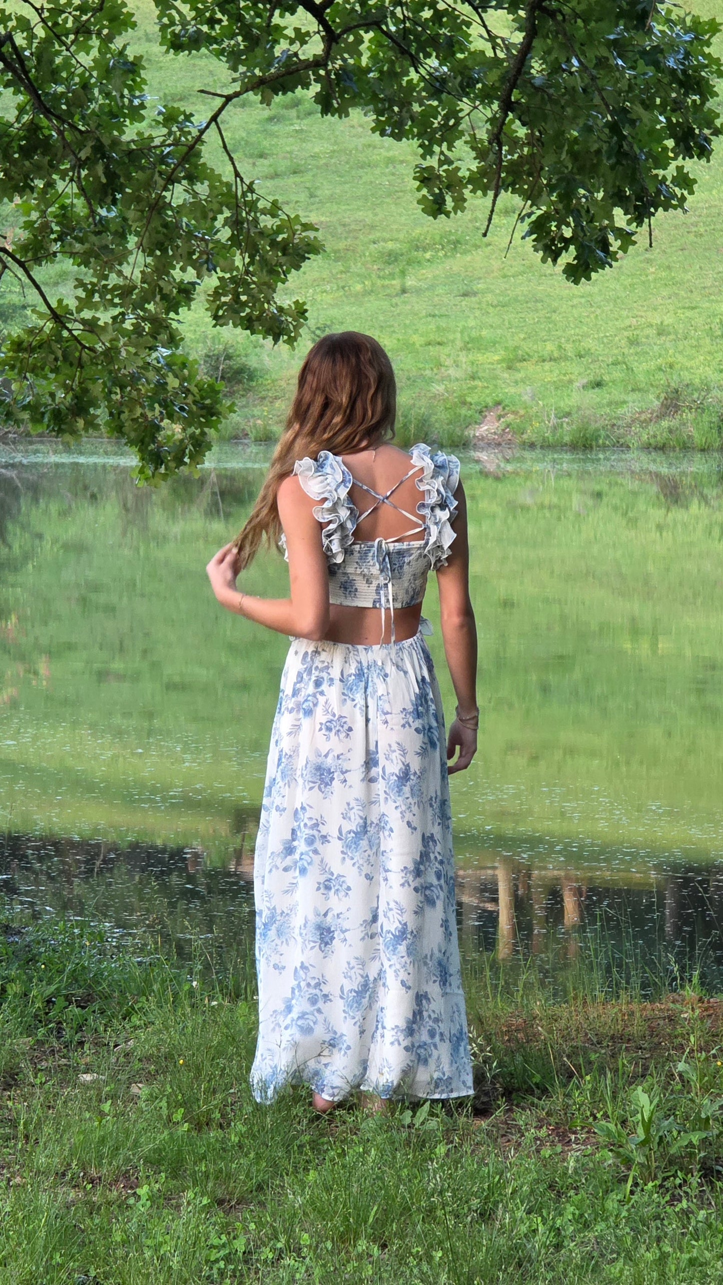 The Blue Skies Cutout Maxi