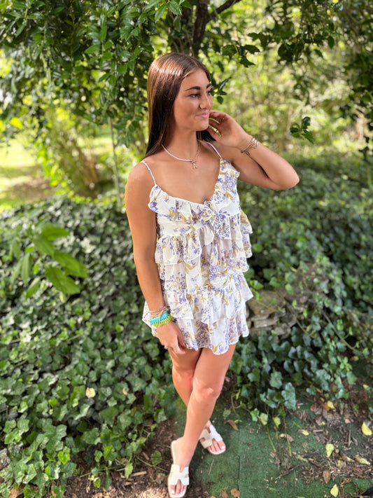 Lavender Daze Ruffle Top