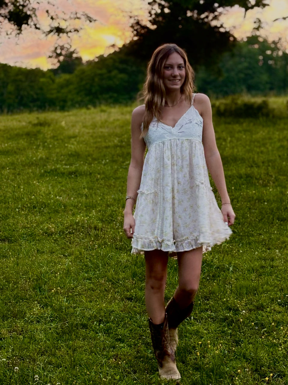 The Wildflower Waltz Romper