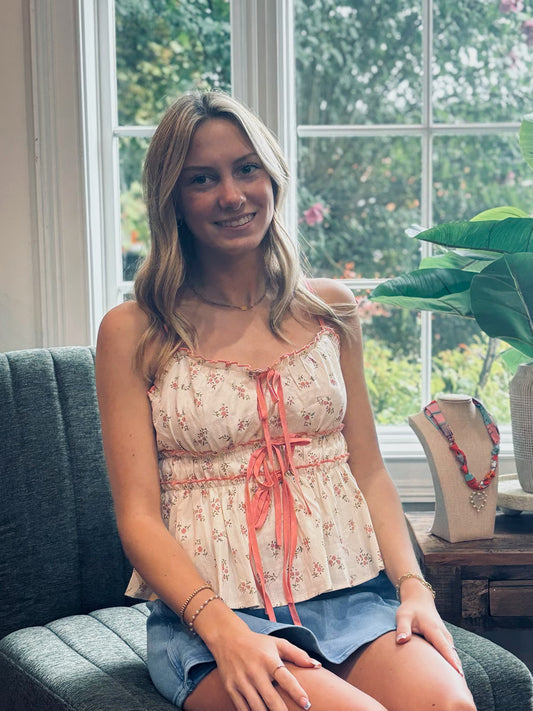 The Bloom Bow Top