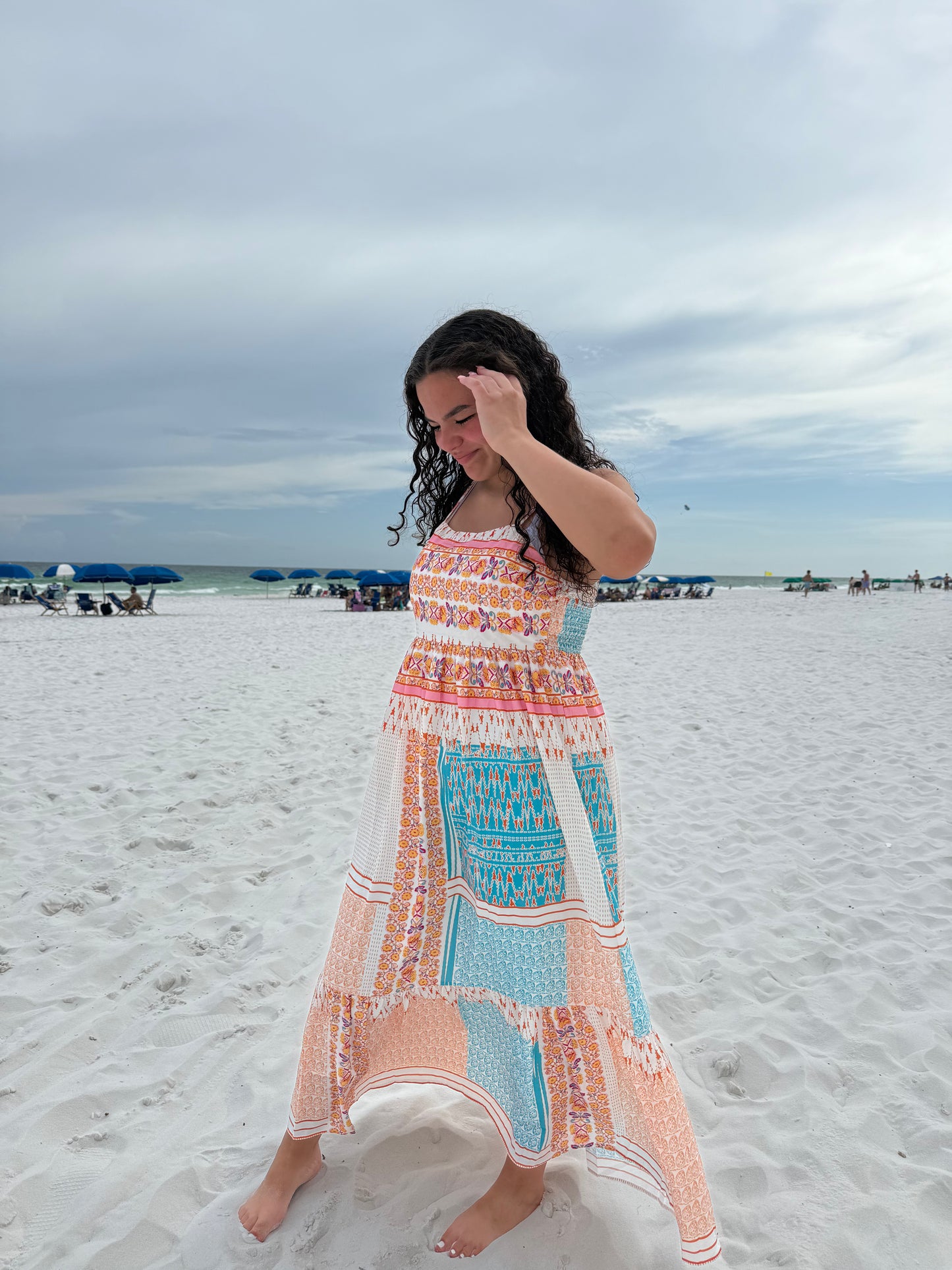 Sun-kissed Shores Maxi Dress