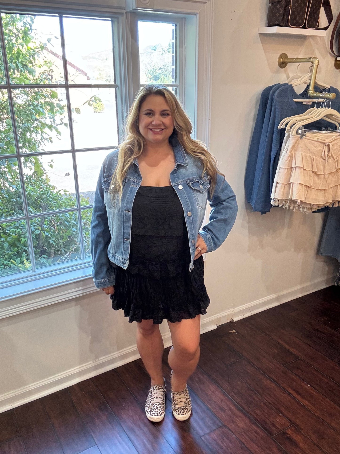 The Midnight Ruffle Romper