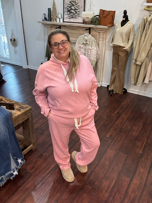 Blush & Lace Lounge Set