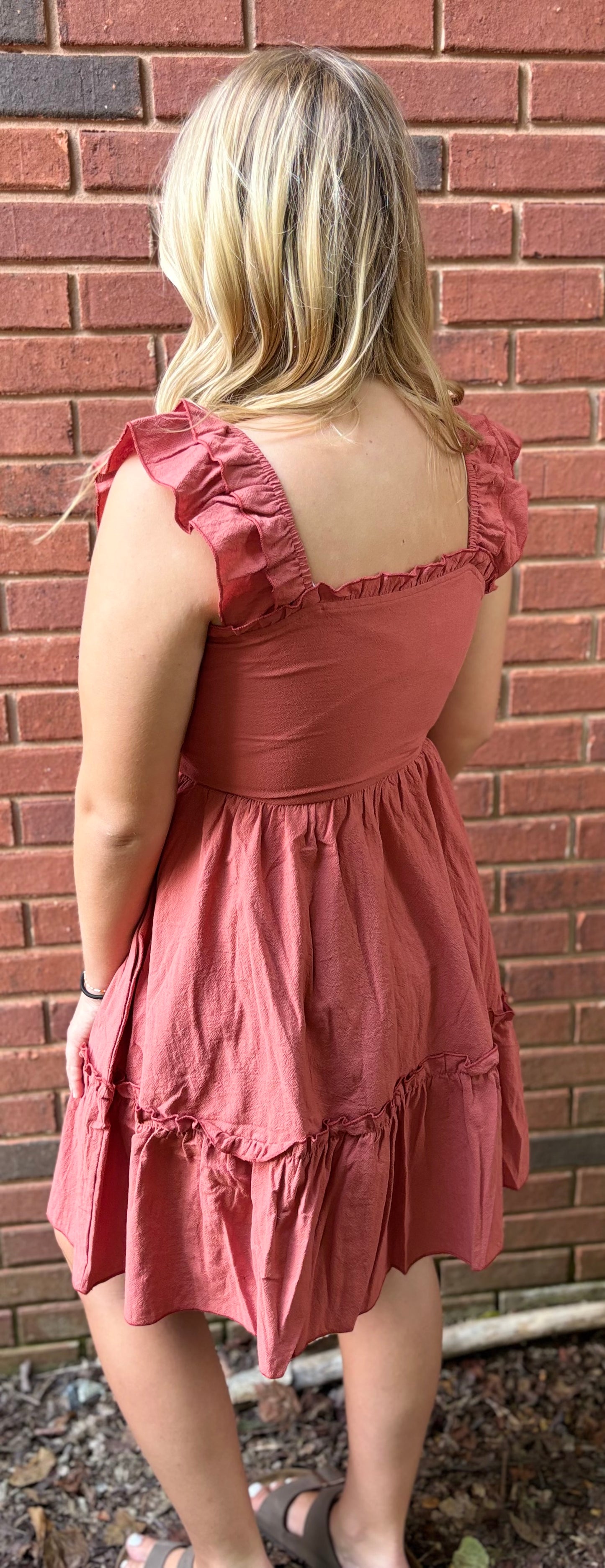 Canyon Rose Smocked Dress