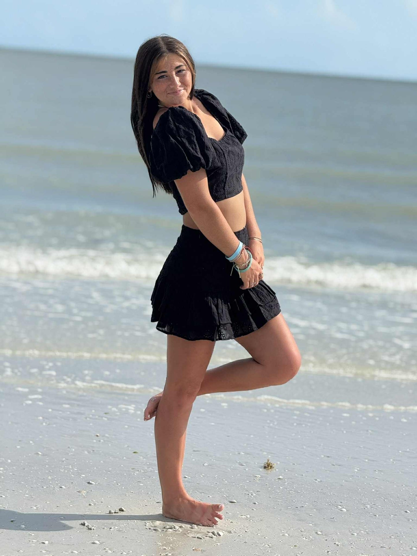 Midnight Bloom Eyelet Set